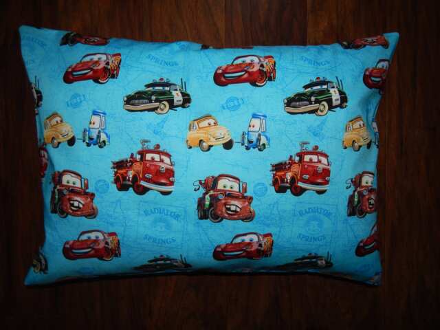 Blue Cotton Pillow Case/ Newborn Toddler Children Kids Case/Boy's Case / - image 1