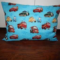 Blue Cotton Pillow Case/ Newborn Toddler Children Kids Case/Boy's Case / - thumbnail 3