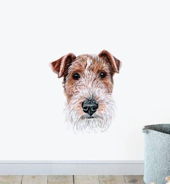 Schnauzer Dog Wall Sticker Decal - Dogs & Pets Stickers, Art, Decals, Kids Animals Decals