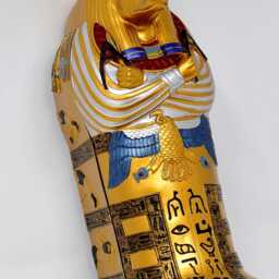 Ancient Egyptian King Coffin Tutankhamun Or Anubis - 12 Inch Tomb Set - thumbnail 2