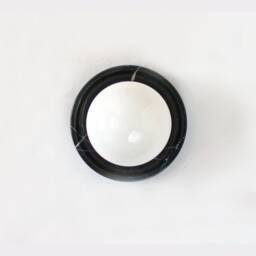 Minimalist Black Veined Marble & Opal Glass Shade Flush Mount Sconce Vanity Light White Utility Foyer - thumbnail 3