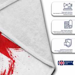 Personalised Name England Flag Bath Beach Towel Three Lions Football Supporter St Georges Cross Sports Fan Holiday Gift Present For Him Her - thumbnail 3