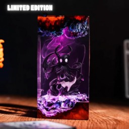 Void Heart Hollow Knight Collectible Resin Lamp, Hornet, Quirrel, Knight, Gaming & Anime Figures, Knight Gift - thumbnail 1
