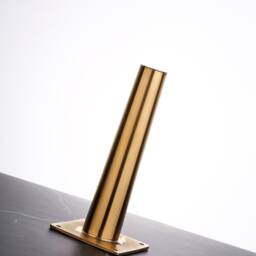 Brass Plated Tapered Sofa Legs, Mid-Century Modern Furniture Feet, Set Of 4 - thumbnail 4