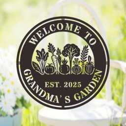 Personalized Flower Metal Sign, Custom Vegetables Garden Sign, , Custom Sign, Gift For Gardener, Mom, Grandma, Wall Decor, Outdoor - thumbnail 3