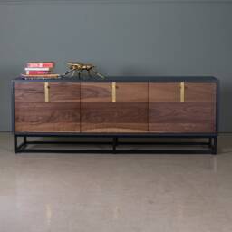 Walnut Tv Cabinet - Media Unit Sideboard Stand Koda - thumbnail 3