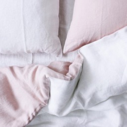 Double Sided Linen Duvet Cover, Reversible Duvets Queen, King, Full, Doublesided Bedding - thumbnail 3