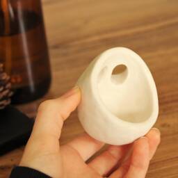 Skull Candle Holder - Tealight Gift Halloween Decoration - thumbnail 4