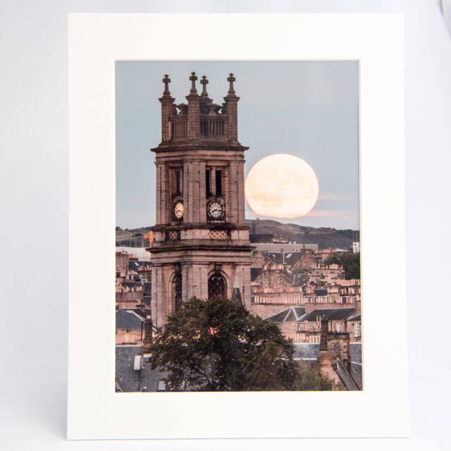 Edinburgh Print, Stockbridge Moonrise Mounted Photography - image 1