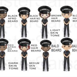 Personalised Policeman Gift Christmas Bauble Funny Present Keepsake Novelty Tree Xmas For Him Grandad Papa Son Brother - thumbnail 2