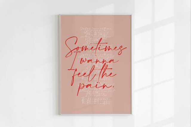 Fred Again Danielle Print, Song Sometimes I Wanna Feel The Pain, Boiler Room Fred Again, Again Print, Print - image 1