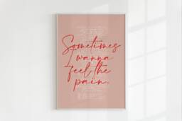 Fred Again Danielle Print, Song Sometimes I Wanna Feel The Pain, Boiler Room Fred Again, Again Print, Print - thumbnail 1