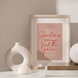 Fred Again Danielle Print, Song Sometimes I Wanna Feel The Pain, Boiler Room Fred Again, Again Print, Print - thumbnail 2