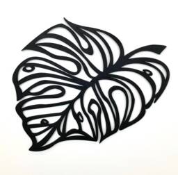 Monstera Leaf - Wooden Or Painted Wood Wall Art Home Decor Kitchen Botanical Garden - thumbnail 1
