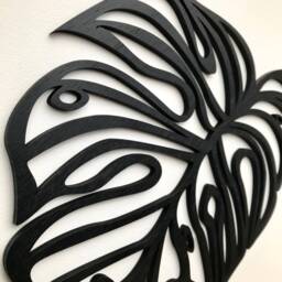 Monstera Leaf - Wooden Or Painted Wood Wall Art Home Decor Kitchen Botanical Garden - thumbnail 2