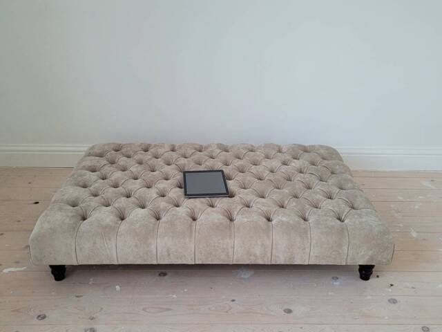 Extra Large Coffee Table , Handmade Footstool - image 1