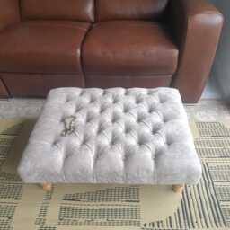 Extra Large Coffee Table , Handmade Footstool - thumbnail 3