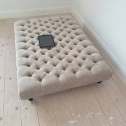 Extra Large Coffee Table , Handmade Footstool - thumbnail 2