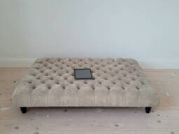 Extra Large Coffee Table , Handmade Footstool