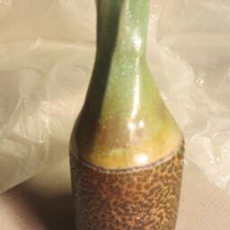 Raku Ceramic Bottle Sculpture - thumbnail 3