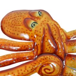 Metal Sea Life Wall Art Ornament - Crawling Octopus - thumbnail 3