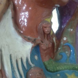 Ceramic Sculpture Figurative Art Female Garden Planter Clay Payio - thumbnail 4
