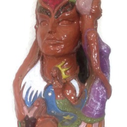 Ceramic Sculpture Figurative Art Female Garden Planter Clay Payio - thumbnail 2