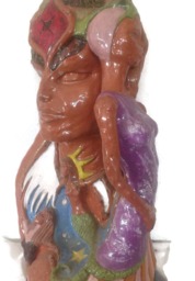 Ceramic Sculpture Figurative Art Female Garden Planter Clay Payio - thumbnail 1