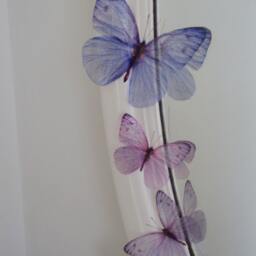 Pink Fairy Dust Butterfly Wall Decor 3D Flying Art Set - thumbnail 3
