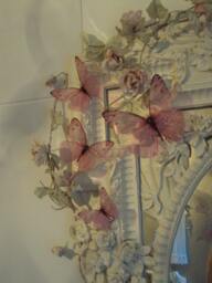 Pink Fairy Dust Butterfly Wall Decor 3D Flying Art Set - thumbnail 1