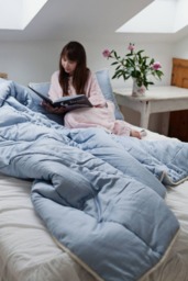Handmade Wool Filled King Comforter Cotton Sateen Covered Duvet Insert - Us Duty Paid