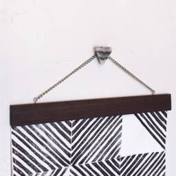 Amethyst Wall Art, Geometric Crystal Decor, Enteyway Hook, Screw Cover, Nail Cover - thumbnail 2