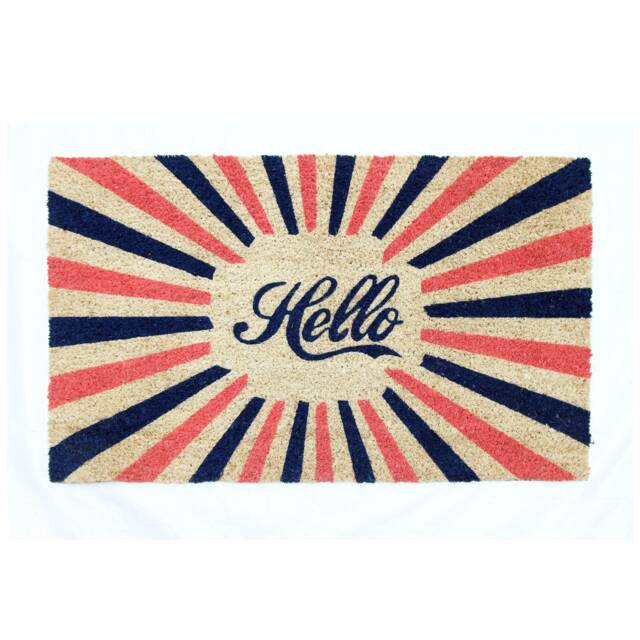 Coco & Coir Natural - Non-Slip Premium Quality Eco-Friendly Indoor Outdoor Entrance Door Mat 45 X 75 cm - Hello Dazzle - image 1