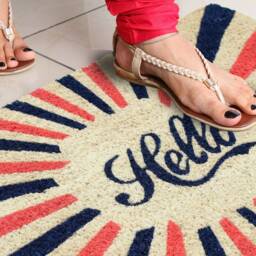 Coco & Coir Natural - Non-Slip Premium Quality Eco-Friendly Indoor Outdoor Entrance Door Mat 45 X 75 cm - Hello Dazzle - thumbnail 2