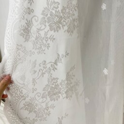Elegant Sheer Floral Lace Curtain Shabby Chic Window Drape - thumbnail 3