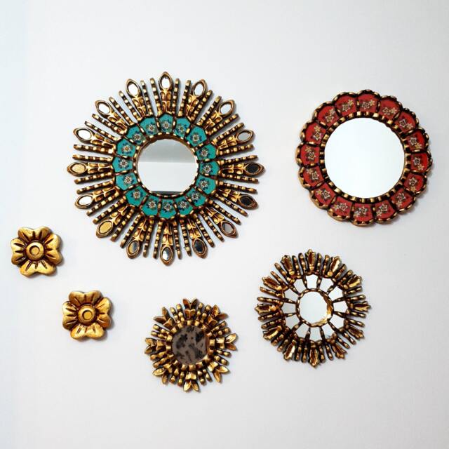 "Peruvian Mirrors ""Turquoise" - image 1