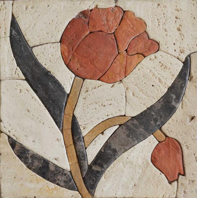 Mosaic Murals Floral Art Decorations