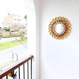 "Peruvian Mirrors ""Rose Red 40cm" - thumbnail 3