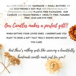 Christmas Candle Gift Box Set, Vegan Soy Wax, Spiced Orange & Cranberry - thumbnail 3