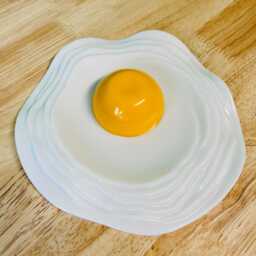 Giant Egg Wall Decor Jewelry Dish/Funky Dish/ Fake Food/ Food Decor/Kitchen Decor/Dopamine Decor/Pop Art/Quirky Decor/Kitschy Gift Idea - thumbnail 3