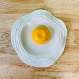Giant Egg Wall Decor Jewelry Dish/Funky Dish/ Fake Food/ Food Decor/Kitchen Decor/Dopamine Decor/Pop Art/Quirky Decor/Kitschy Gift Idea - thumbnail 2