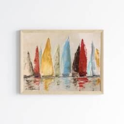 Colorful Sail Fine Art Print - thumbnail 1