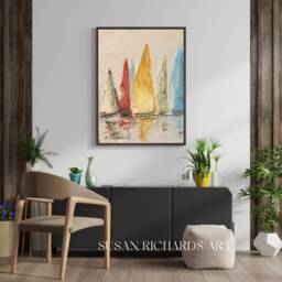 Colorful Sail Fine Art Print - thumbnail 4