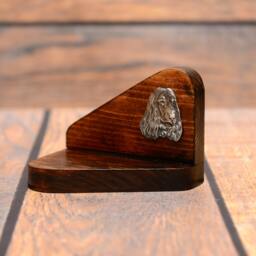 English Cocker Spaniel - Wooden Candlestick With Dog, Souvenir, Decoration, Limited Edition, Collection - thumbnail 2