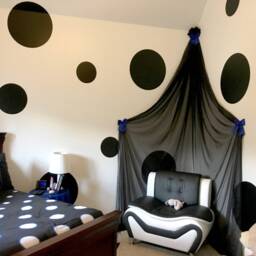 Giant Polka Dot Wall Decals Colour Block Decor, Pack Of 7 - thumbnail 3