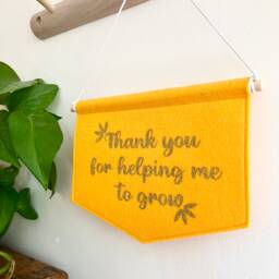 Personalised Banner - Pick Your Own Words/Phrase Felt Sign Custom Colour Name Flag Kid's Bed Room Playroom Nursery Decor - thumbnail 3