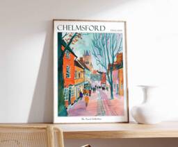 Chelmsford England Travel Poster British City Art Print - thumbnail 1