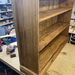 Handcrafted Solid Pine Bookcase - Made To Order - thumbnail 4