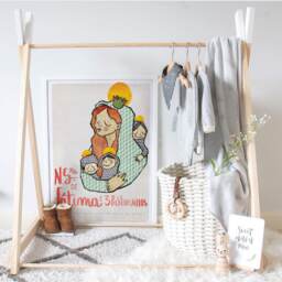 Original Portuguese Our Lady Of F??tima & 3 Shepherds Wall Art Printing Poster Illustration Print Drawings Graphic Design Work Home Decor - thumbnail 2
