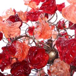 Red & Pink Roses Pendant Light For Hall, Children Room, Bedroom, As A Kitchen Island Lighting - thumbnail 4